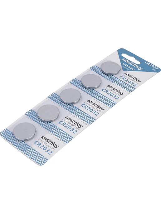 SmartBuy Батарейка Smart Buy CR2032 3V Blister, набор 20 шт, 5 шт, фото 3