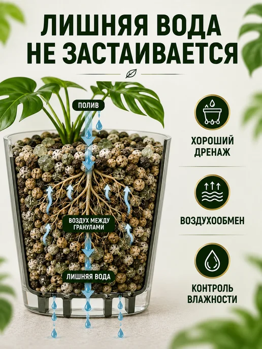 РОСАТЕК Минеральный грунт для растений 3л, 5 л, фото 5
