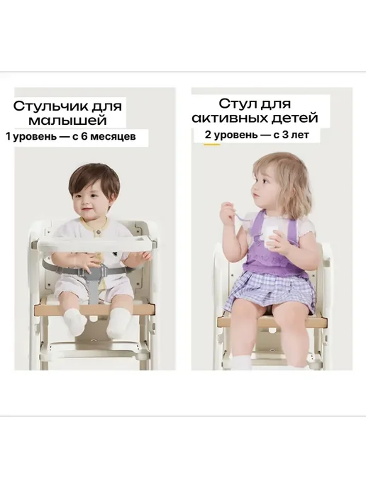 стульчик для кормления 0+ стул детский растущий, вариант, фото 8
