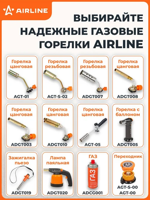 Адаптер-переходник на резьбовой баллон для газовой горелки, вариант, фото 3