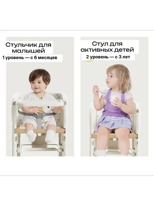 стульчик для кормления 0+ стул детский растущий, вариант, фото 7