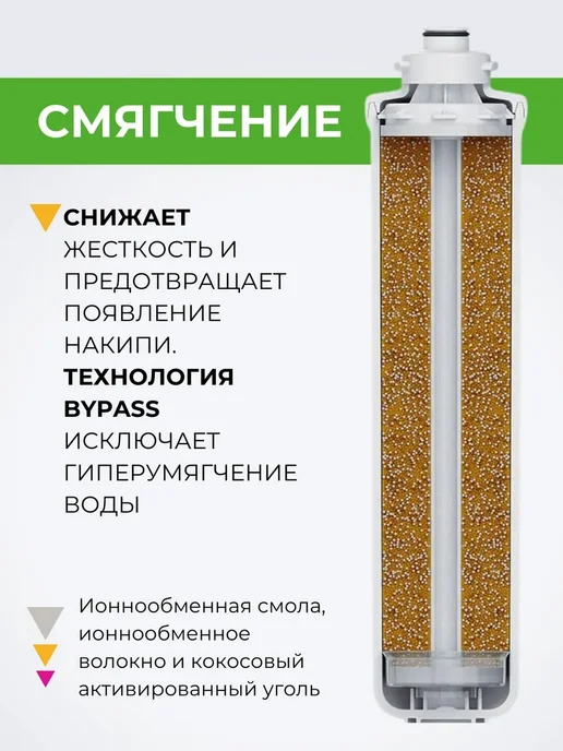 Сменный фильтр для воды под мойку Профи Жесткость, Профи, фото 8