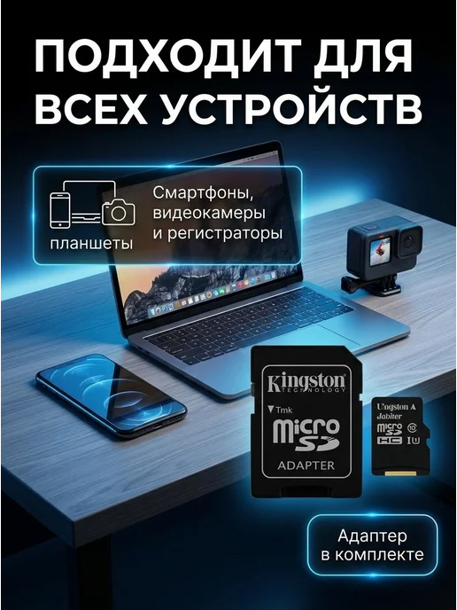 Карта памяти MicroSD 32 ГБ, 32 ГБ, фото 4