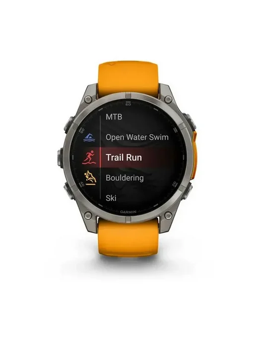 Garmin Умные часы Fenix 8 47Sapphire spark orange band 010-02904-11, оранжевый, фото 3