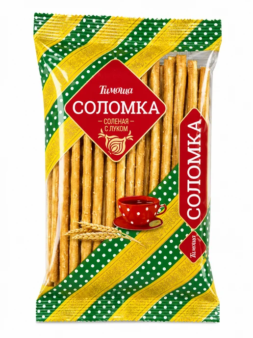 ТИМОША Соломка солёная с луком 100г, 100 г, фото 3