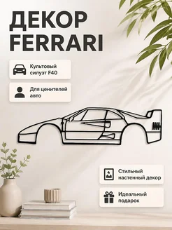 Настенный декор Ferrari F40