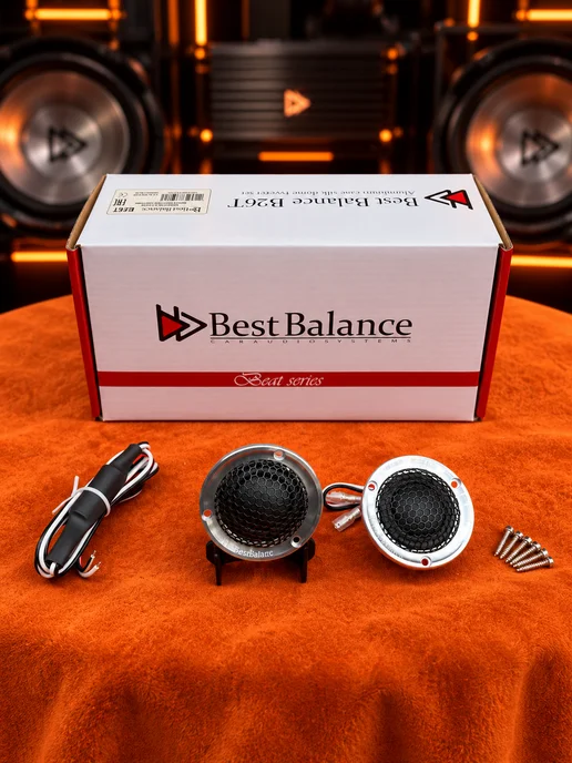 best balance Динамики автомобильные B26T Твитеры 2.54 см 1", серый, фото 6