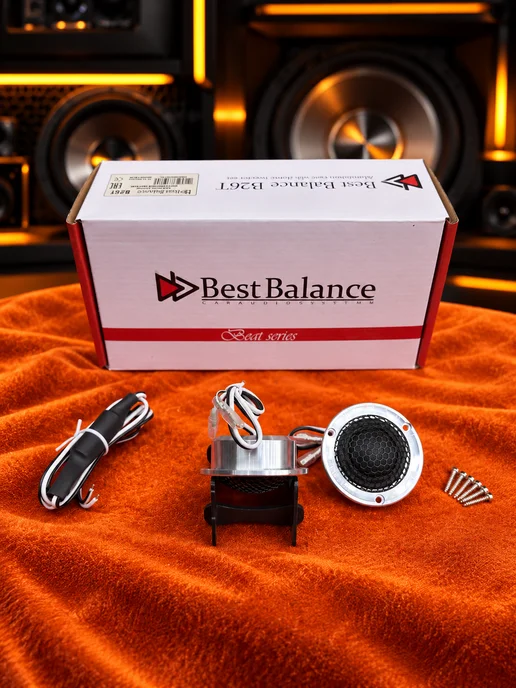 best balance Динамики автомобильные B26T Твитеры 2.54 см 1", серый, фото 7