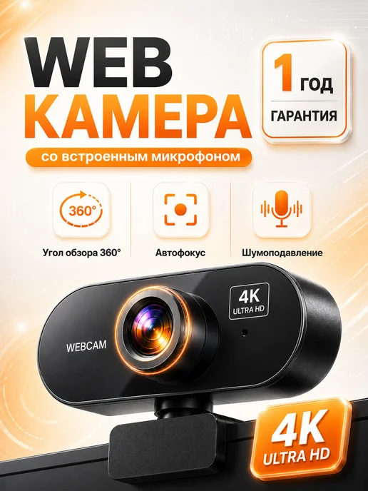 Веб камера для компьютера с микрофоном, вариант