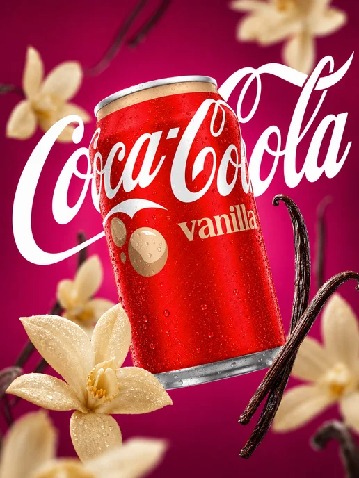 Coca-Cola Газированный напиток Кока-Кола ваниль из Европы 3 шт, 3 шт, фото 2