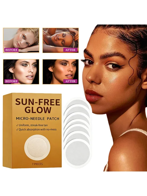 Патч для загара, дневной уход для естественного бронзового ц, вариант, фото 3
