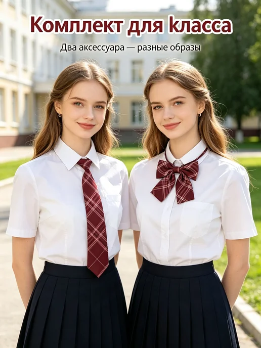 Комплект галстук и галстук-бабочка, вариант, фото 2