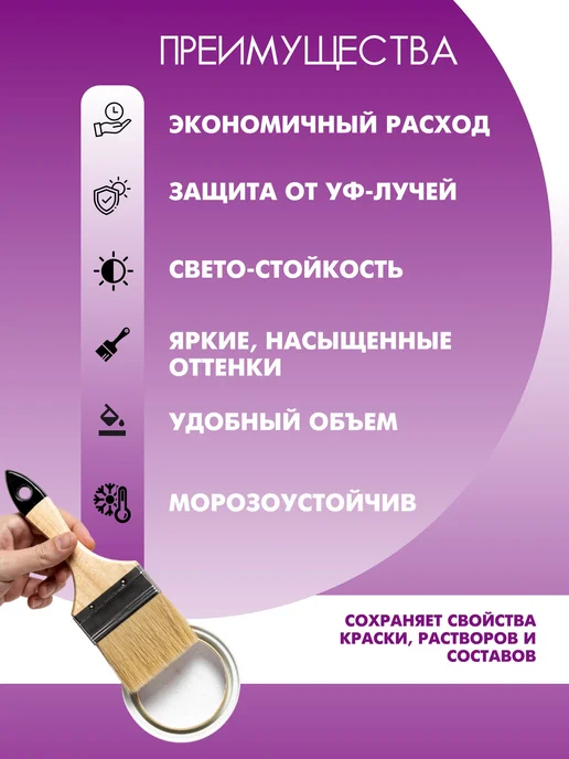 Колер универсальный 100 мл Коллекция - Сиреневый, 100 мл, фото 2