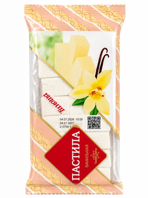 ТИМОША Пастила ванильная 200г, 1шт, 200 г, 1 шт, фото 2