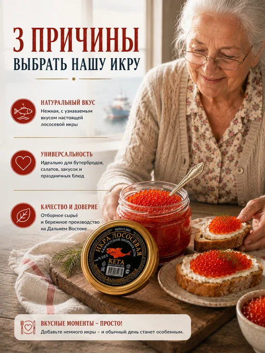 Красная икра имитированная для закусок 3 шт, 3 шт, фото 2