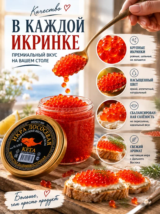 Красная икра имитированная для закусок 3 шт, 3 шт, фото 4