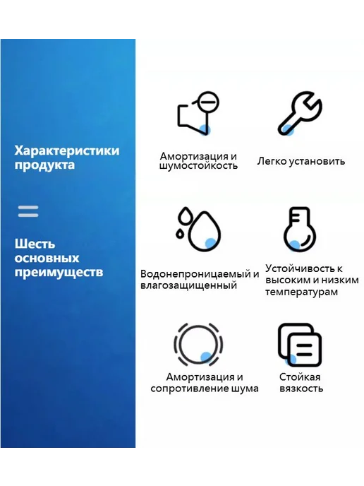 Акустическая вата 50x100 см, толщина 20 мм, 50x100 см, фото 2
