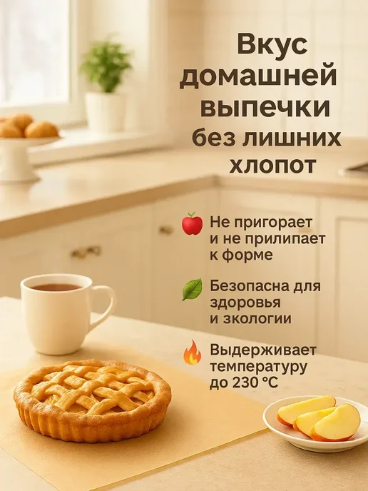 ТА1612 Бумага для выпечки 8 м × 38 см силиконизированная, 38x25 м, фото 5
