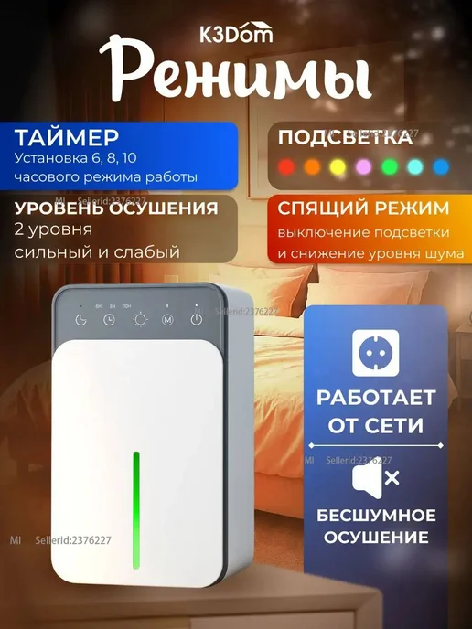 Xiaomi Осушитель воздуха для дома, вариант, фото 4