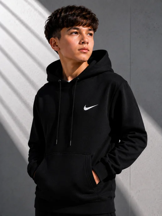 Nike Спортивный костюм для мальчика, черный, фото 4