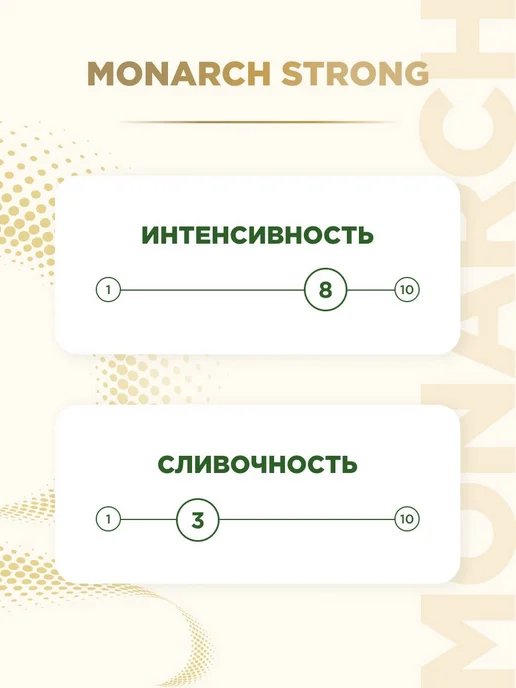 Monarch Напиток кофейный Strong 3в1 13г*50шт*10уп, 13 г, 50 шт, фото 4
