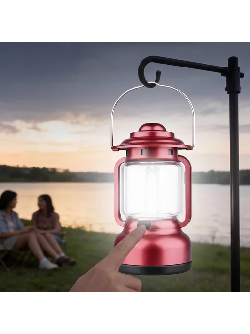 LED уличные выдвижные светильники USB, 360°, кемпинг, аварий, красный, фото 2