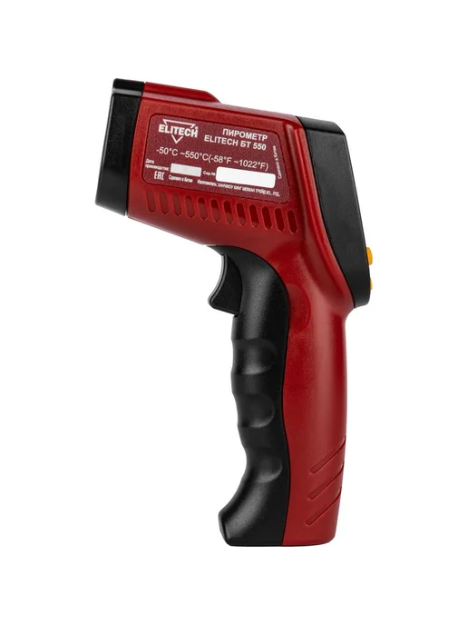 ELITECH Пирометр БТ 550, от -50°C до +550°C, точность 1,5-3°C, вариант, фото 3