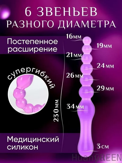 Анальный стимулятор розовый без вибрации, розовый