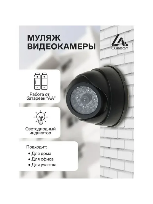 Имитация видеокамеры с индикатором — защита и безопасность, вариант, фото 2