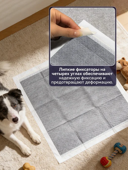 Пеленки для животных впитывающие, одноразовые, 60х60 см, 40, 60x60 см, фото 5