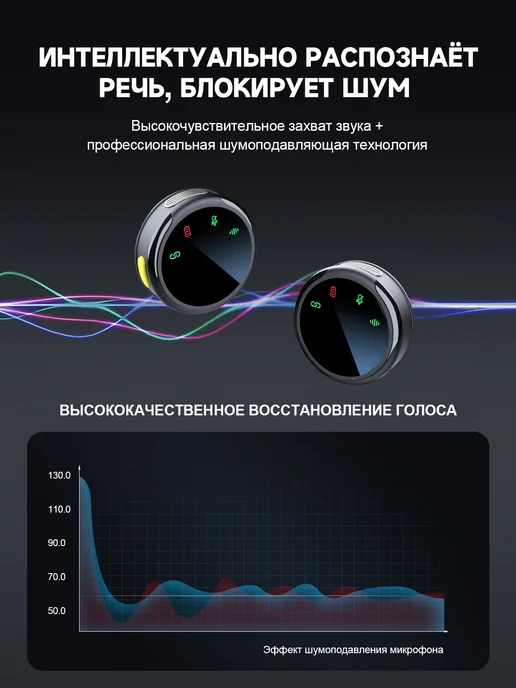 Микрофон беспроводной петличный для iphone андроид и пк S5, черный, фото 3
