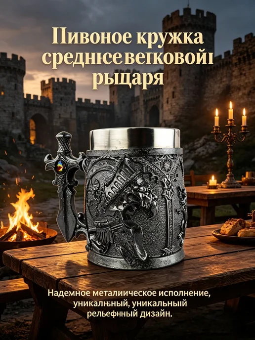 Кружка пивная 450 мл 1 шт для виски, 450 мл, 1 шт, фото 7