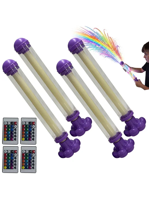 Радуга LED водная пушка (4 шт), игрушка для отпуска, 4 шт, фото 7