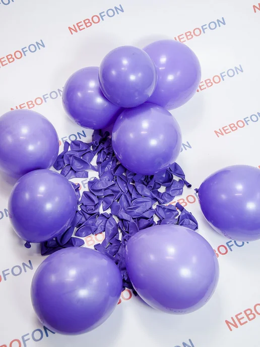 Nebofon Воздушные шары голубые и розовые 5 штук, фиолетовый, фото 6