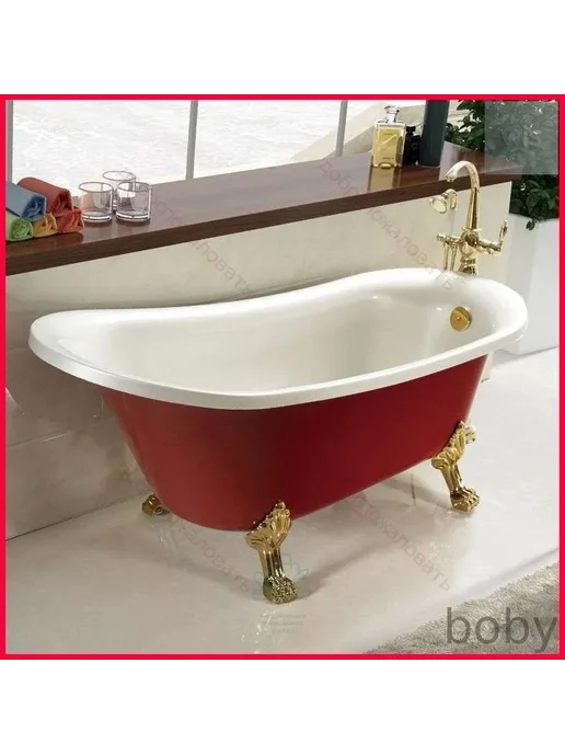 Декоративные ножки для ванны, золотые, 1 шт, 1 шт, фото 4