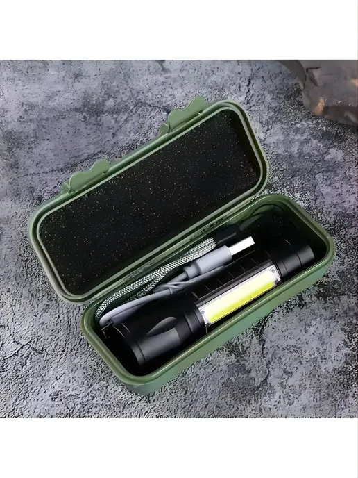 S.N.M.I.S. Store Фонарик карманный светодиодный LED со светильником RK-5139, вариант, фото 7