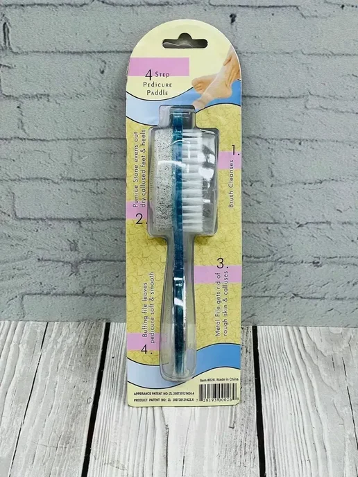 StivShops Пемза с щеткой для педикюра для бани, вариант, фото 4