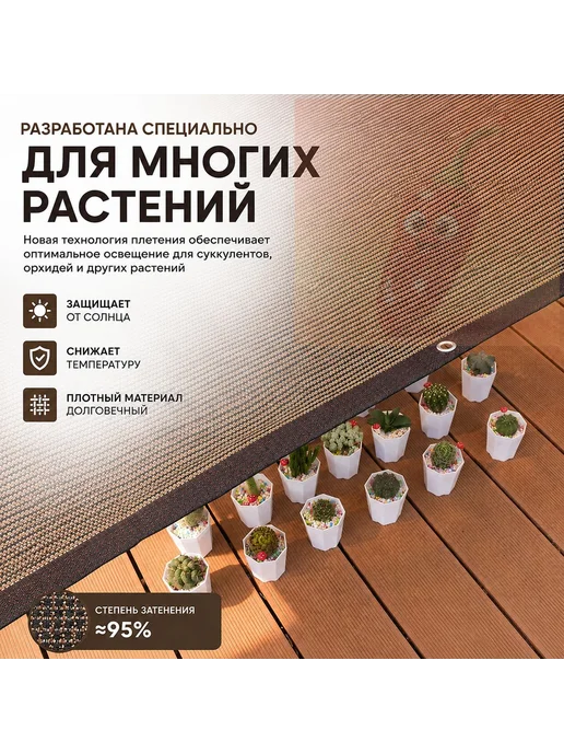 Секция забора 4×1 м, коричневая, 4x1 м, 1 м, фото 2
