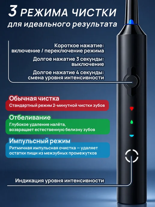 Электрическая зубная щётка с футляром, вариант, фото 2