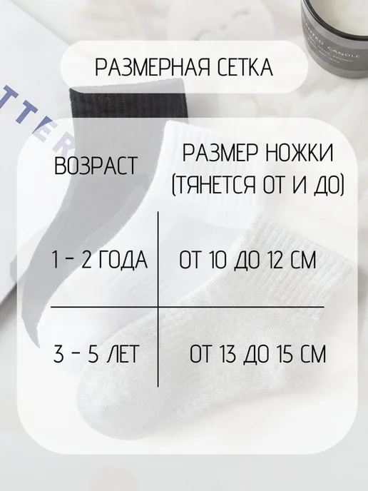 Детские носочки, комплект из пяти, бестселлер, белый, фото 6