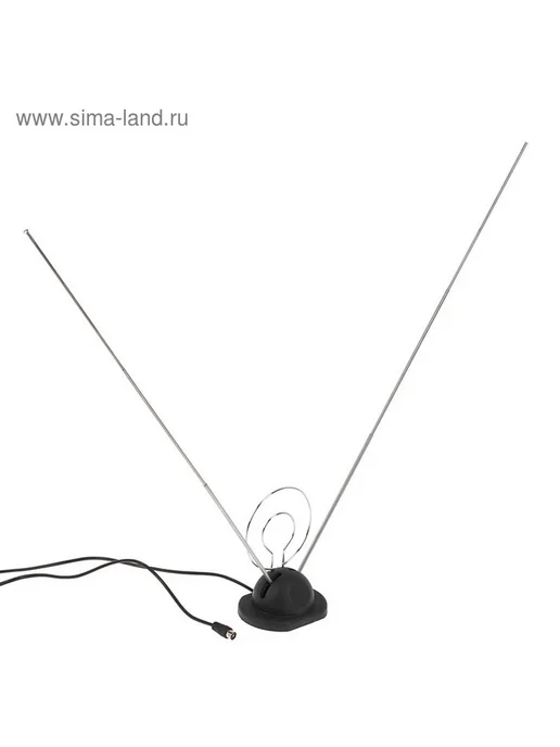 Эффективная внешняя ТВ-антена с усилителем, Эфирная комнатная антенна подставкой, фото 2