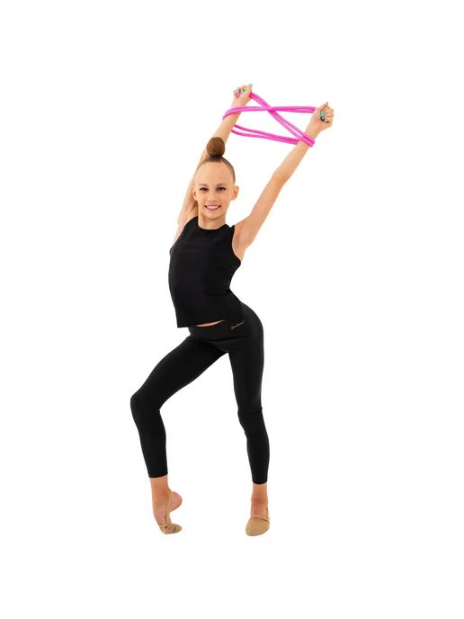 Grace Dance Скакалка для художественной гимнастики утяжеленная 2,5 метра, розовый, фото 4