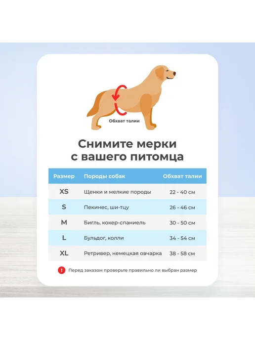Подгузники для собак девочек Pet Soft, джинсовый стиль, M, 8…, вариант, фото 5