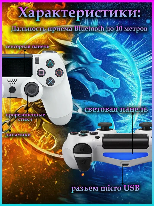 Fodder Геймпад PlayStation 4, 2 шт, фото 3