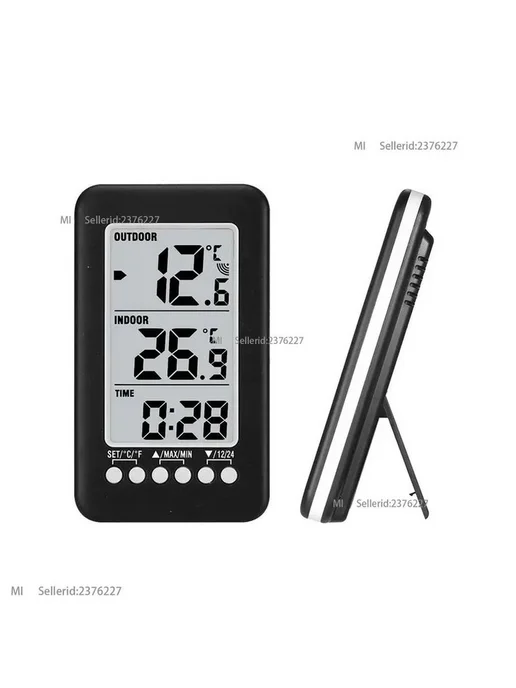 Xiaomi термометр, будильник, метеостанция,LCD CJ3315RF, вариант, фото 5