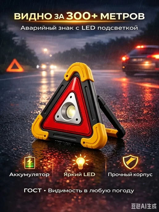 Знак аварийной остановки, вариант