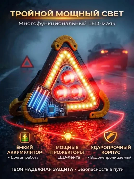 Знак аварийной остановки, вариант, фото 4