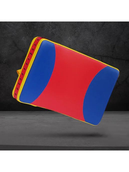 Пэды для бокс и кик, для KARATE Taekwondo, красно-жёлтые, красный, фото 4