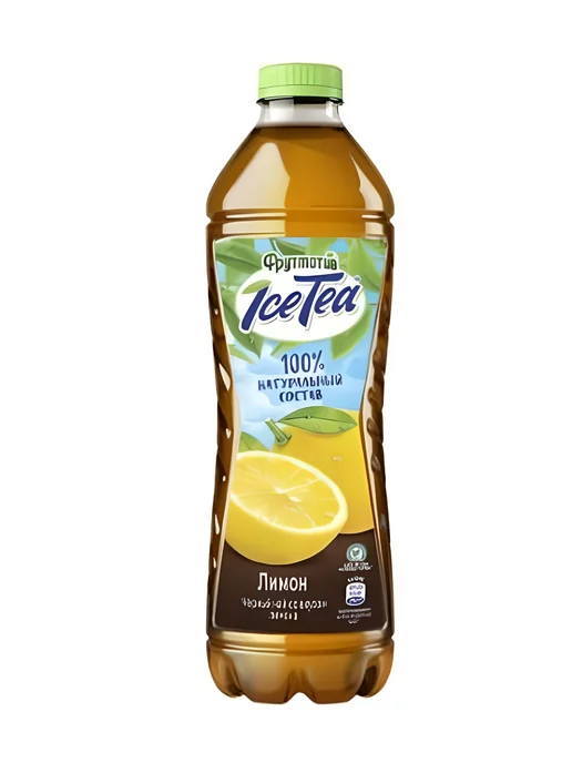 Фрутмотив Холодный чай черный со вкусом лимона 1500мл*6шт, 1,5 л, фото 2
