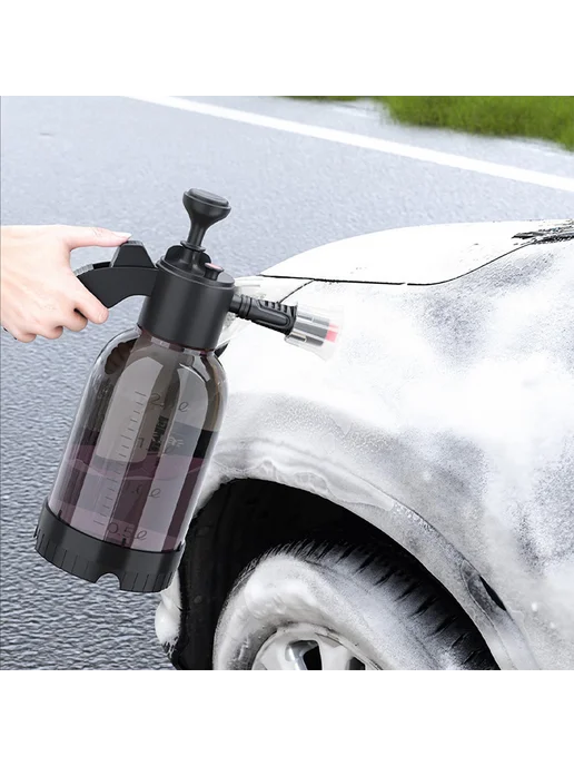 2Л Pump Foam распылитель ручной для мойки, черный, 2 л, фото 5